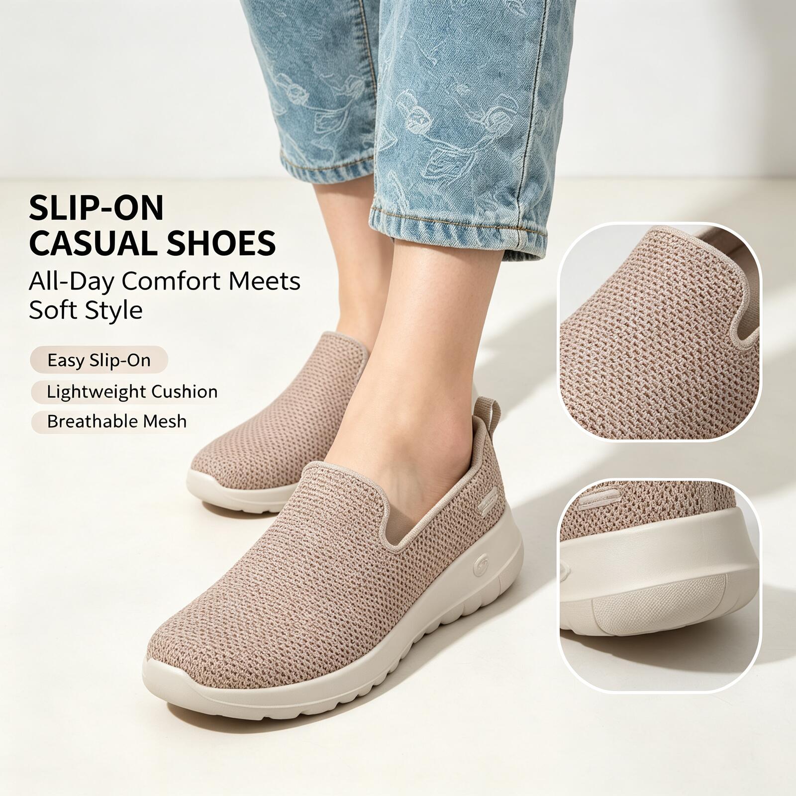 Women Shoes Hong Kong - Skechers WOMEN'S GO WALK Slip-On Ayakkabılar