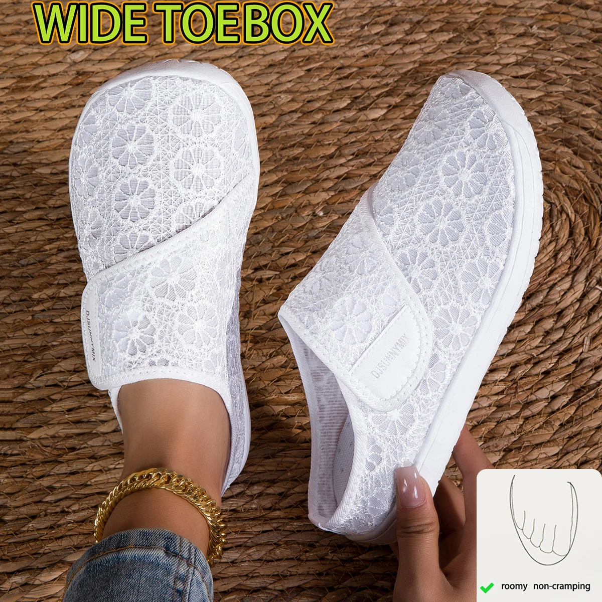 Women'S Shoes For Wide Feet - DJSUNNYMIX Yaz Rahat Ortopedi Geniş Ayak