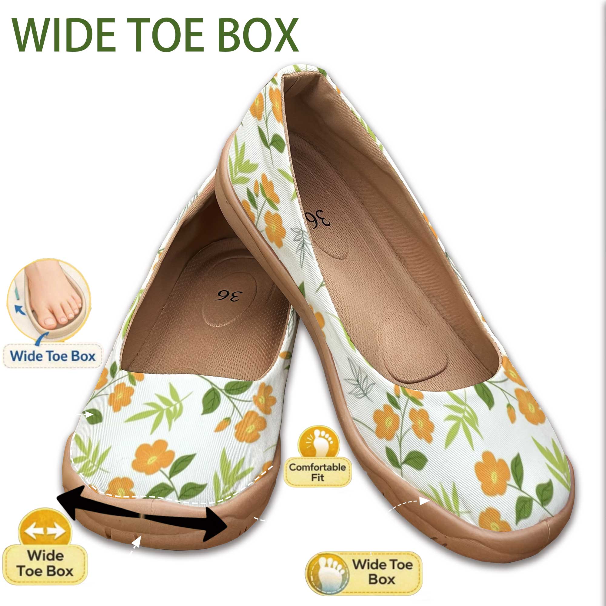 Geniş Ayaklar İçin İyi Haberle - Women'S Shoes For Wide Feet incelemesi ve fiyatı