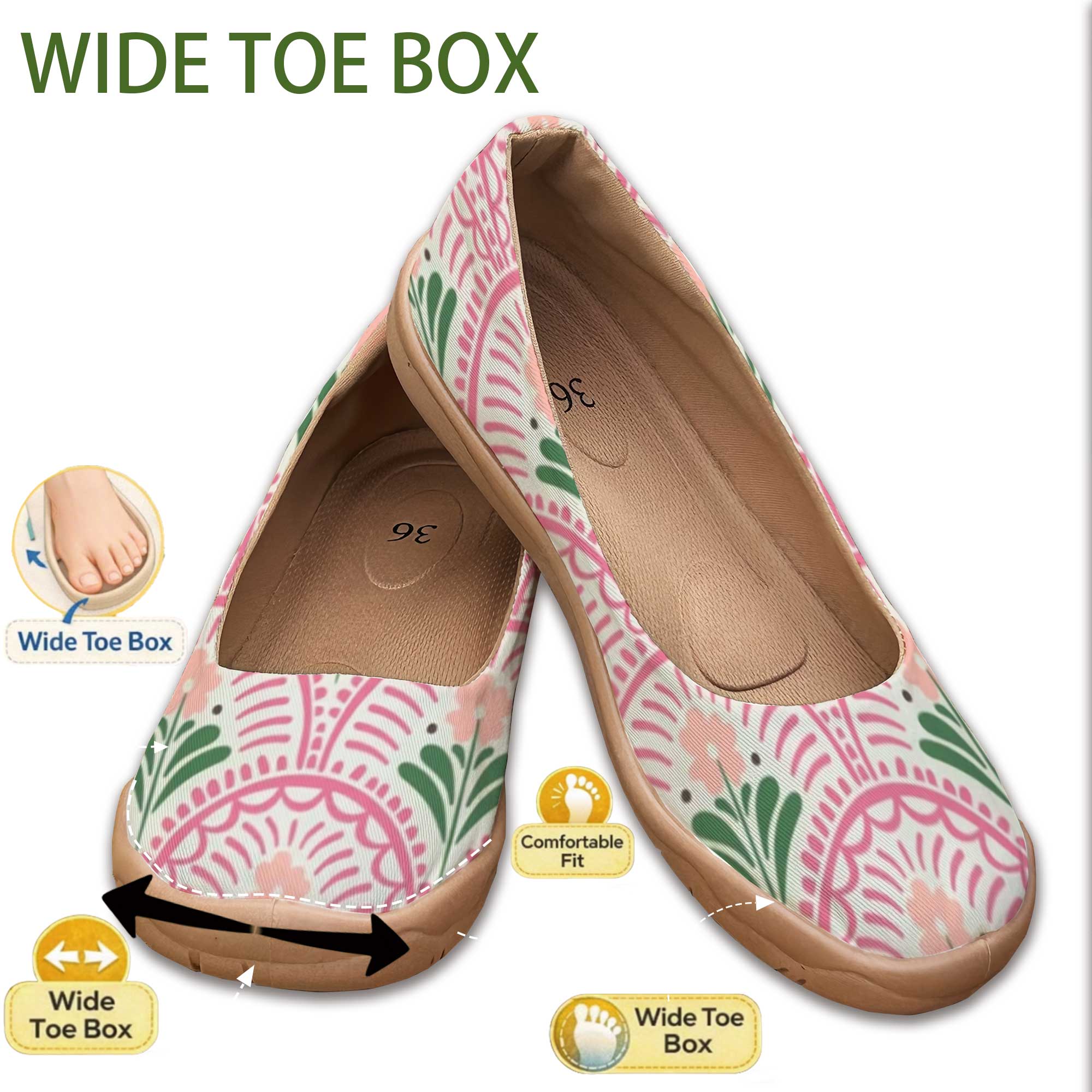 Bohem Tarzı Geniş Kesimli Kadı - Women'S Shoes For Wide Feet incelemesi ve fiyatı
