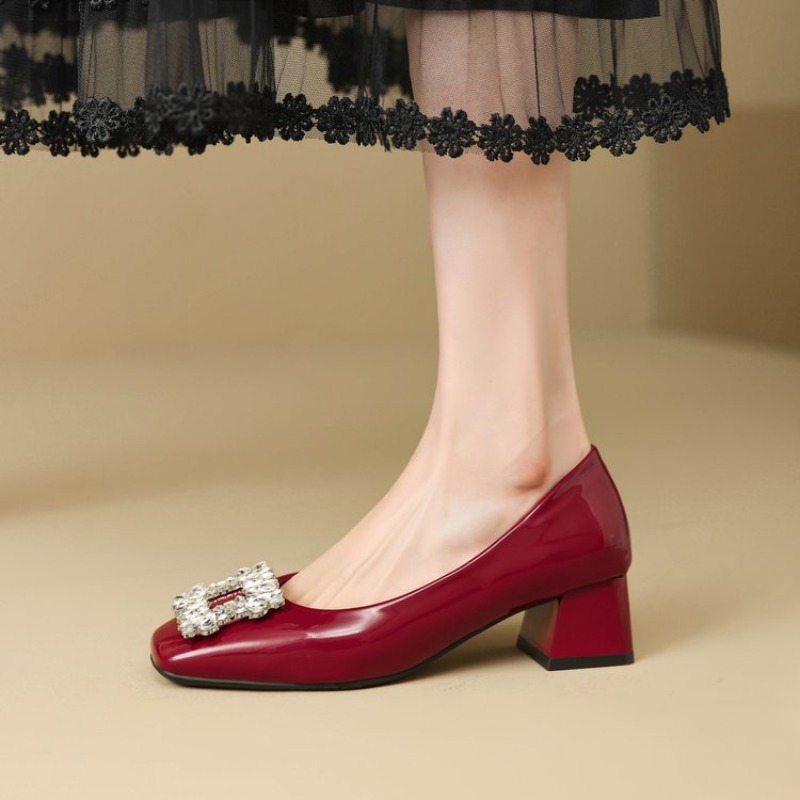 Sığ Ağızlı Kare Burunlu Yapay  - Women'S Shoes Professional incelemesi ve fiyatı