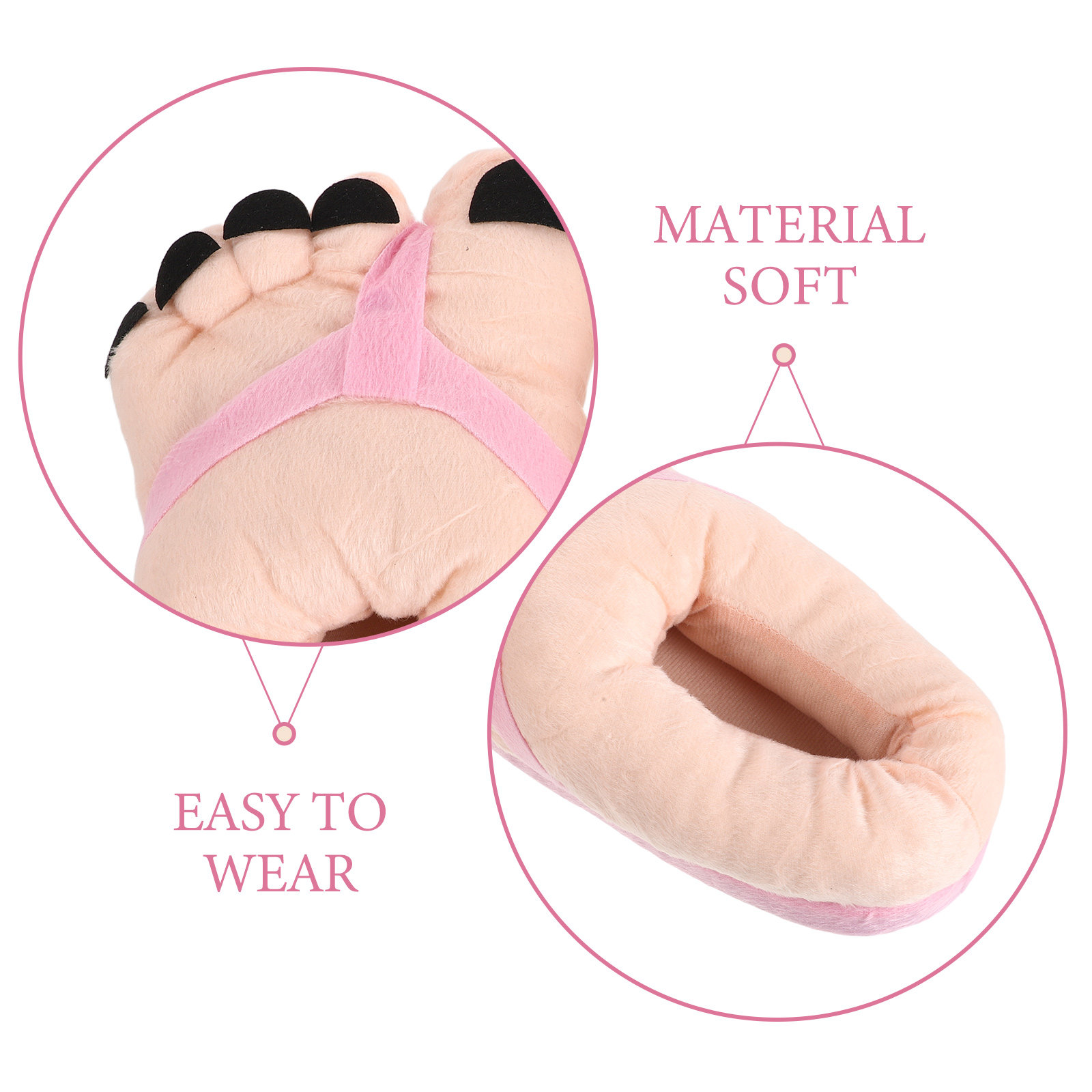 1 Çift Komik Dev Ayak Terlikle - Women Shoes For Big Feet incelemesi ve fiyatı